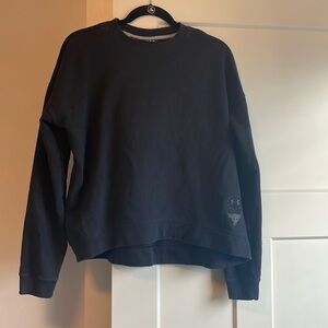 Project Rock Under Armour slightly cropped black sweatshirt size M